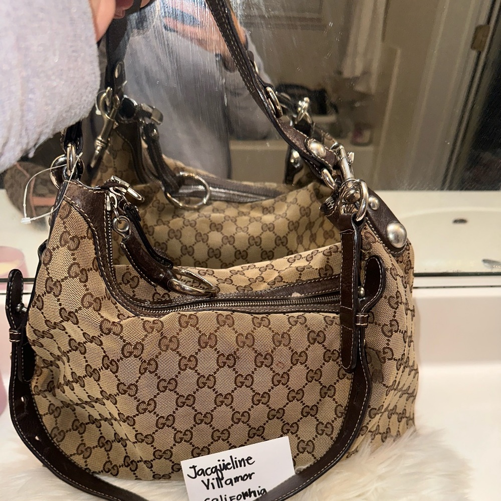 Authentic Gucci 2 way hobo bag